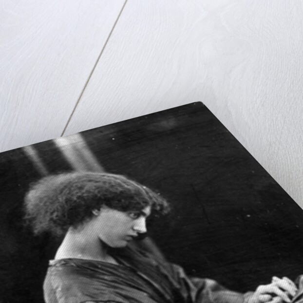 Jane Morris, posed by Dante Gabriel Rossetti, 1865 by John R. Parsons