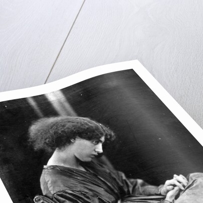 Jane Morris, posed by Dante Gabriel Rossetti, 1865 by John R. Parsons