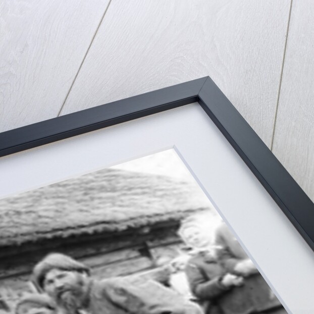 Meeting of Russian Peasant Elders in a Mirskoi Skhod by Russian Photographer
