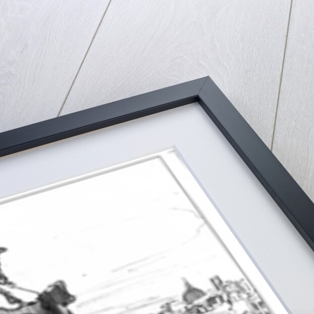 At last my little flower pot will have some sun...I will learn at last if it is a rose bush or a wallflower!... by Honore Daumier