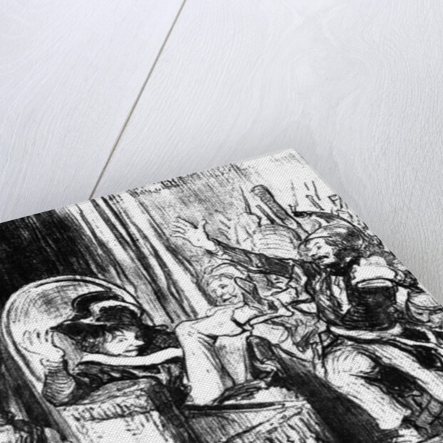 The Paris Urchin in the Tuileries by Honore Daumier