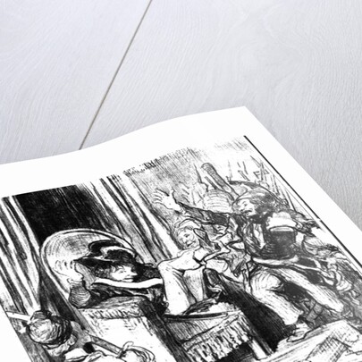 The Paris Urchin in the Tuileries by Honore Daumier