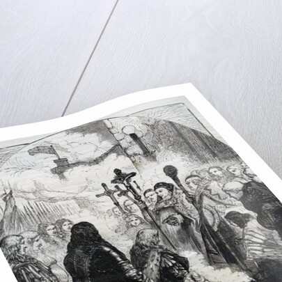 Reception of James II in Dublin, published in 'Cassell's Illustrated History of England, vol IV', 1874 by English School