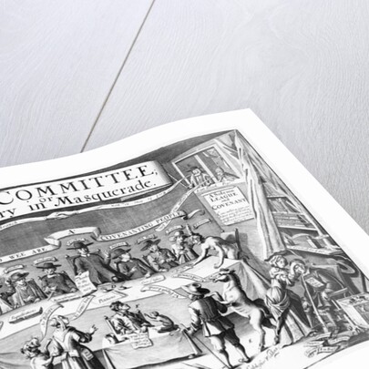 The Committee or Popery in Masquerade, after a design conceived by Sir Roger L'Estrange, 1680 by English School