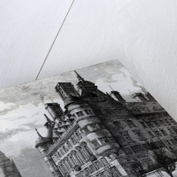 The New Police Offices on the Victoria Embankment by English School