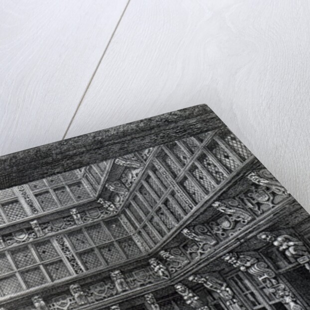 A Magnificent Mansion lately standing in Hart Street, Crutched Friars, published in Smith's 'Ancient Topography of London', 1815 by John Thomas Smith