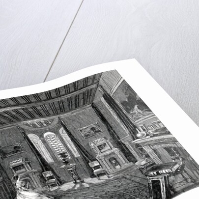 Lansdown Tower - The Scarlet Drawing-Room, published in 'The Illustrated London News', 1845 by English School