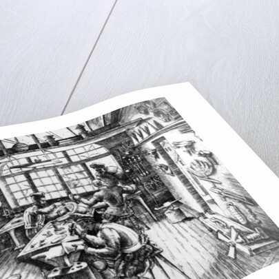 Goldsmith's Workshop by Etienne Delaune