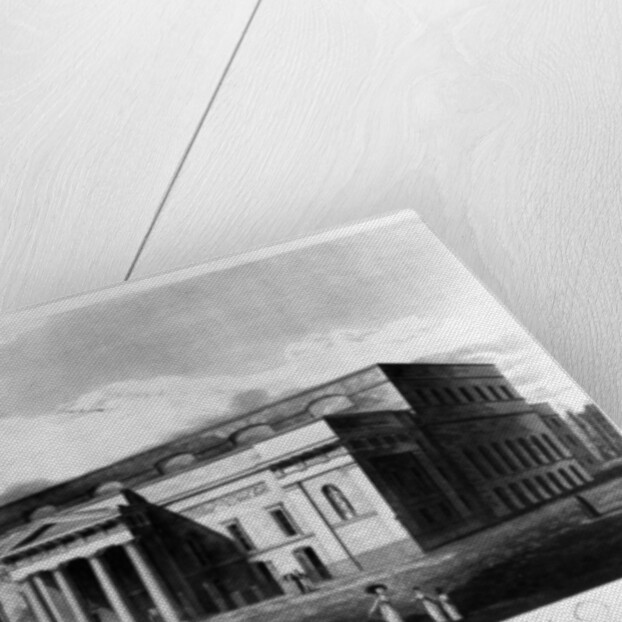 East Front of the New Theatre Royal, Covent Garden by John Hodges Benwell