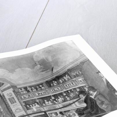 The Interior of the Olympic Theatre near Drury Lane, engraved by Henry Richard Cook, 1816 by Robert Blemell (after) Schnebbelie