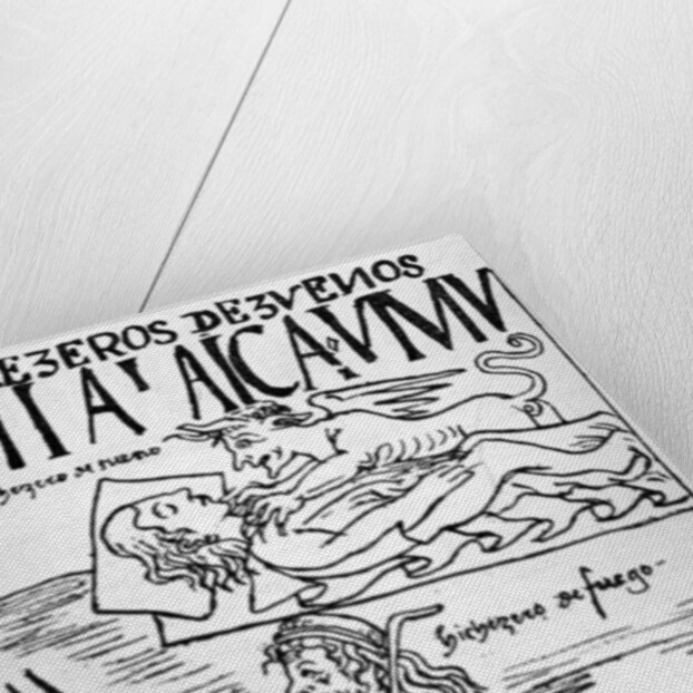 Llulla layqha umu, Deceitful Sorcerers and Witches by Felipe Huaman Poma de Ayala