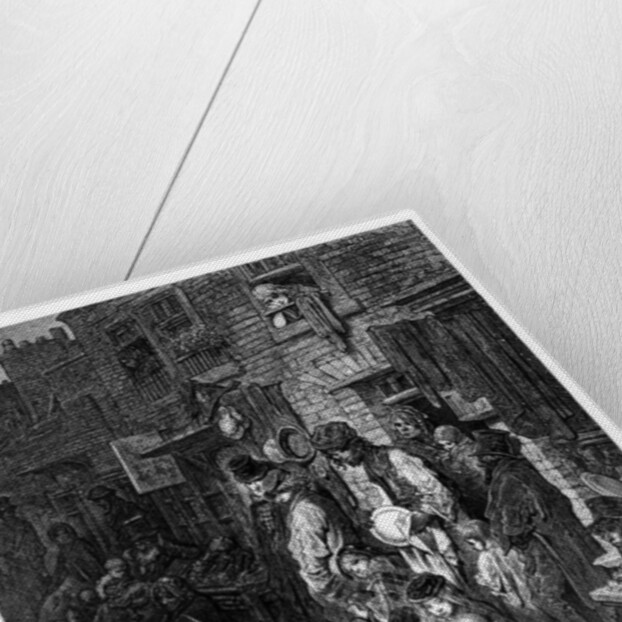 Wentworth Street, Whitechapel by Gustave Dore