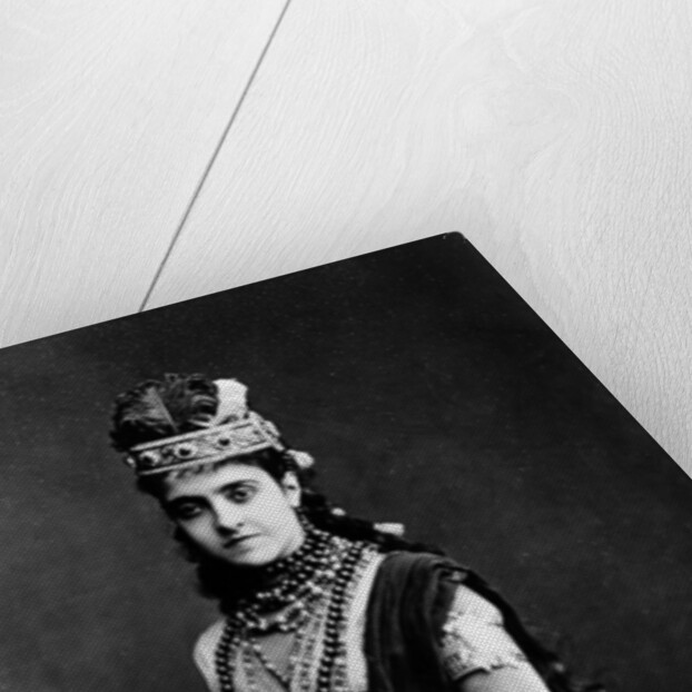 Adelina Patti in the role of Aida, 1876 by English Photographer
