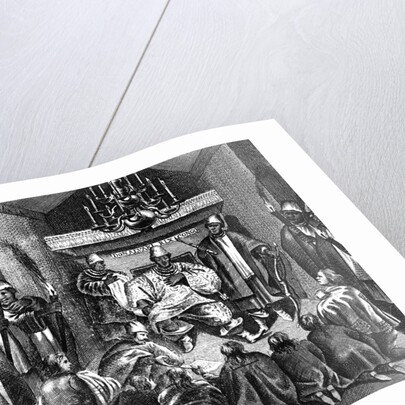 King Alvaro I of Kongo receiving the Dutch ambassadors by Dutch School