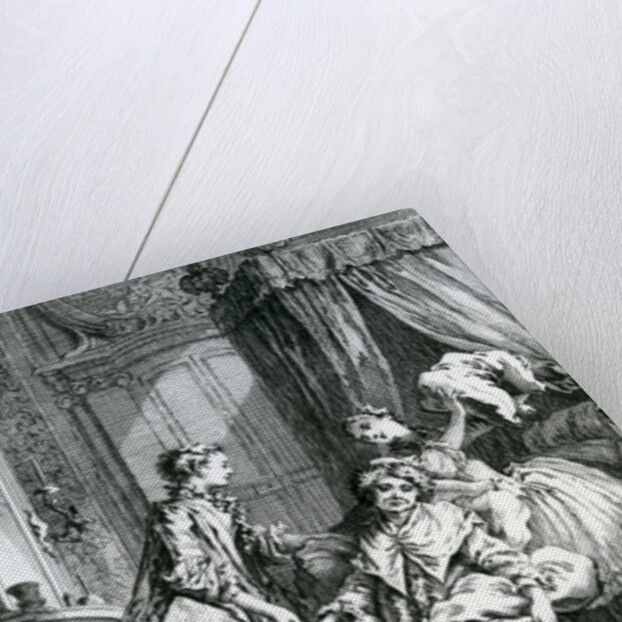 A Scene from 'Le Malade Imaginaire' by Moliere by Francois Boucher