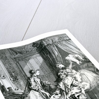 A Scene from 'Le Malade Imaginaire' by Moliere by Francois Boucher