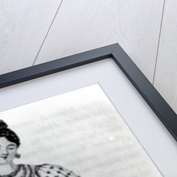 A lady of Lima in her wedding dress by English School