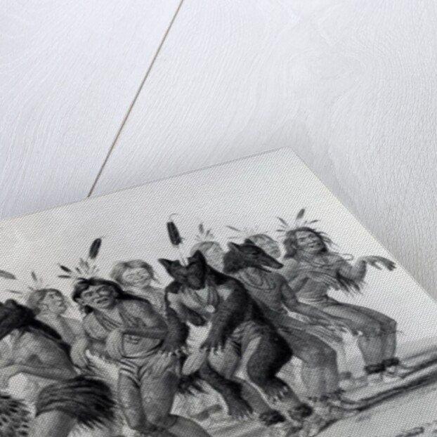 Native American Bear Dance by George Catlin