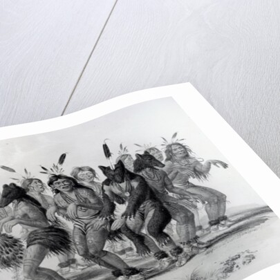 Native American Bear Dance by George Catlin