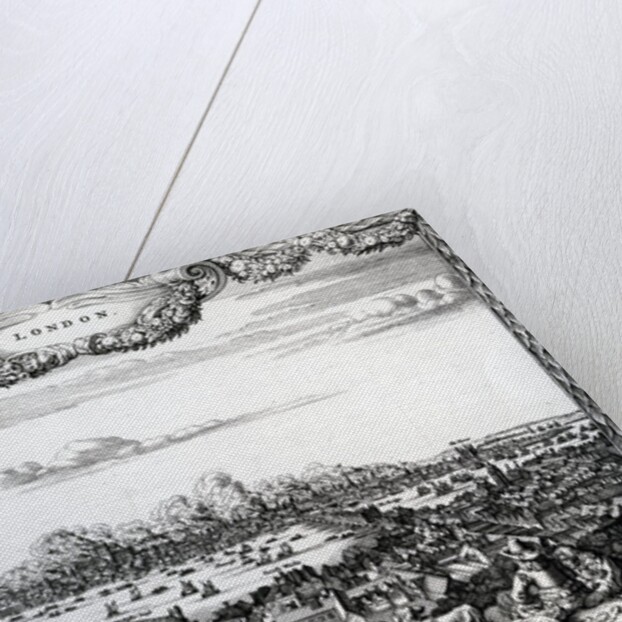 The Great Fire of London by English School