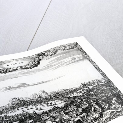 The Great Fire of London by English School