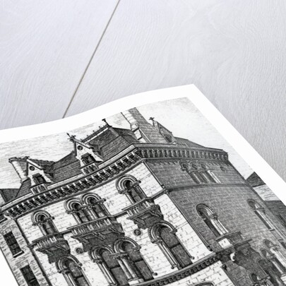 Crown Life Office, Dublin, published in 'The Architect ix', 1873 by Irish School