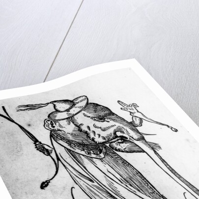 Illustration from 'The Humorous Dreams of Pantagruel' by Francois Desprez, published 1565 by Francois Desprez