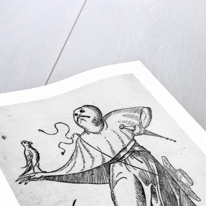 Illustration from 'The Humorous Dreams of Pantagruel' by Francois Desprez, published 1565 by Francois Desprez
