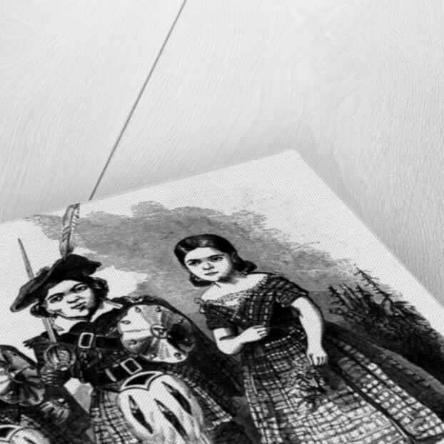 The Highland Dwarfs, published in 'The Illustrated London News', May 30 1846 by Ebenezer Landells