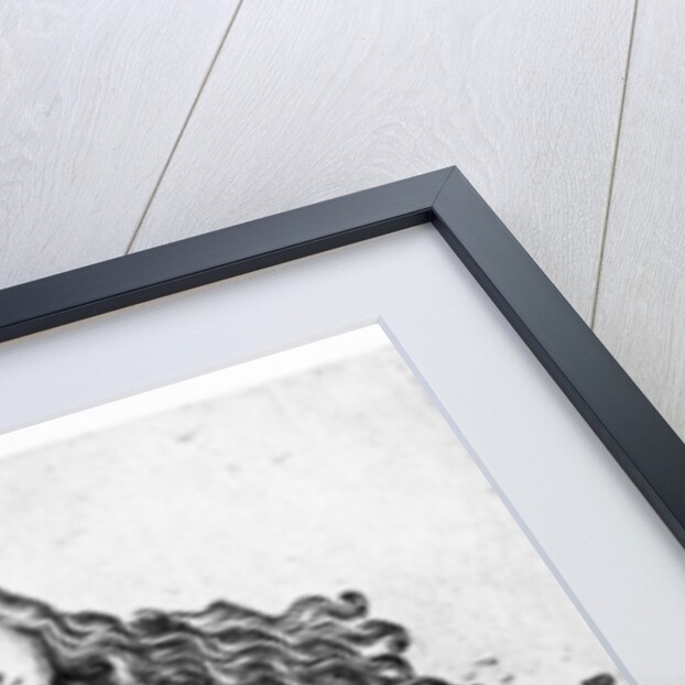 A Wild Woman and a Unicorn c. 1460 by Master E. S.