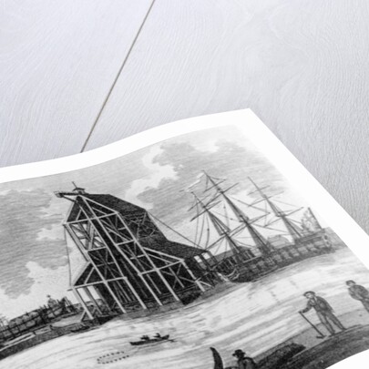 View of Mr Perry's Dock at Blackwall, c.1789 by English School