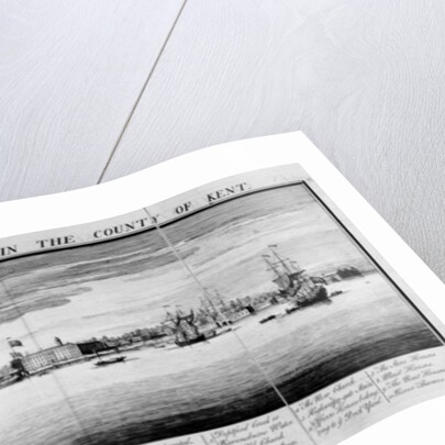 The North-West Prospect of Deptford, in the County of Kent, 1739 by Nathaniel and Samuel (1696-1779) Buck