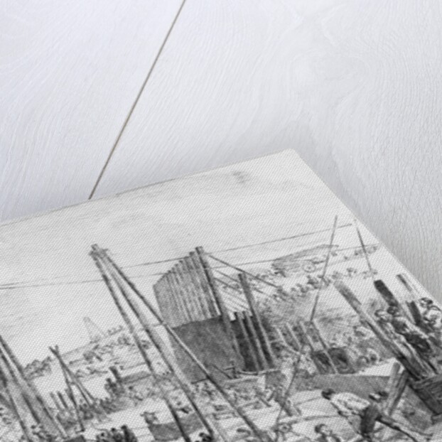 The New Victoria Dock Works, Plaistow Marches, published in 'The Illustrated London News' September 9 1854 by English School