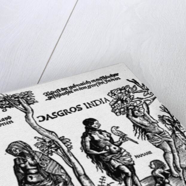 Der Kunig von Gutzin, print made by George Glockendon, 1511 by Hans Burgkmair