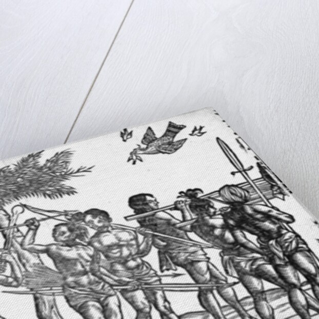 Der Kunig von Gutzin, print made by George Glockendon, 1511 by Hans Burgkmair