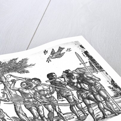 Der Kunig von Gutzin, print made by George Glockendon, 1511 by Hans Burgkmair