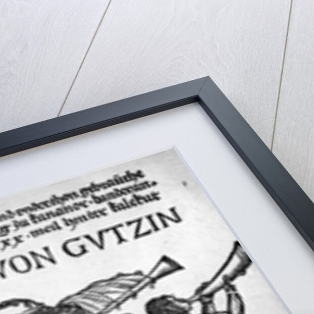 Der Kunig von Gutzin, print made by Georg Glockendon, 1511 by Hans Burgkmair