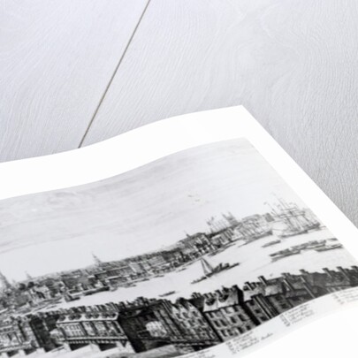 West Front of London Bridge, 1749 by Nathaniel and Samuel Buck