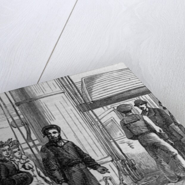 Broken Rudder of the Alert, c.1870s by English School