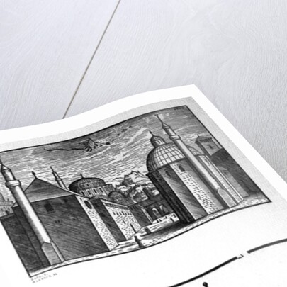 Streets and mosques of Constantinople, 1570 by Melchior Lorck