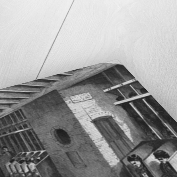 Tread-Wheel and Oakum-Shed at the City Prison, Holloway by English School