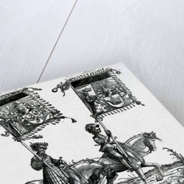 Two Knights by Hans Burgkmair