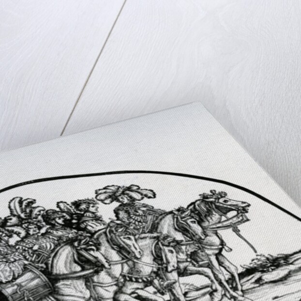 A Group of Drummers by Hans Burgkmair