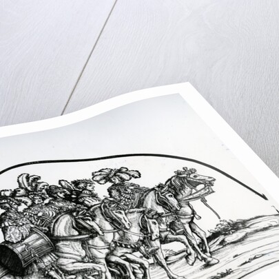 A Group of Drummers by Hans Burgkmair