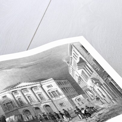 The Shire Hall, Chelmsford, Essex by William Henry Bartlett