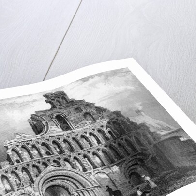 St. Botolph's Priory, Colchester, Essex, 1832 by William Henry Bartlett