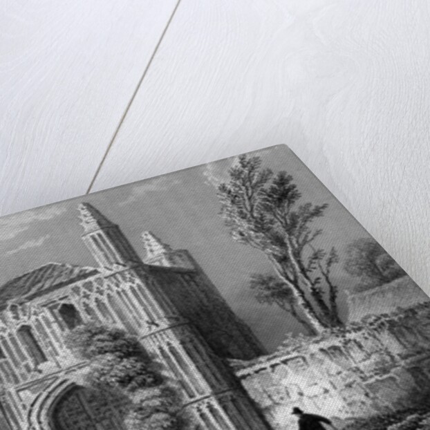 Gateway of St. John's Abbey, Colchester, Essex, 1832 by William Henry Bartlett