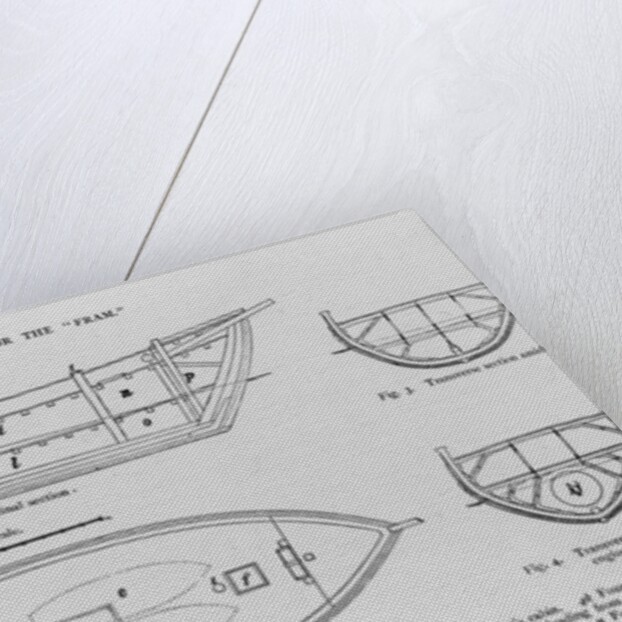 Designs for the 'Fram' by Norwegian School