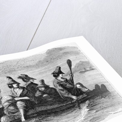 Balsas, or Boat of Skin, used by the Natives on the American Coast by English School