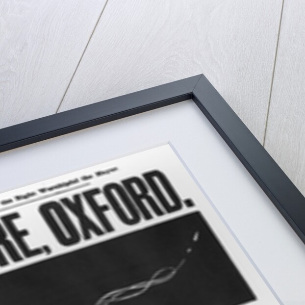 Poster for a production of 'Pygmalion and Galatea' at the New Theatre, Oxford, June 7-9 1894 by James Hearn